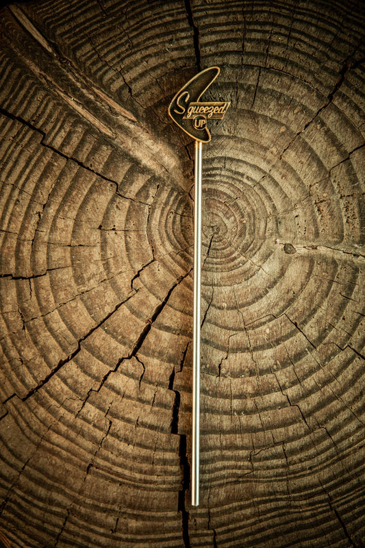 SWIZZLE STICK BRONZE ANTIQUE